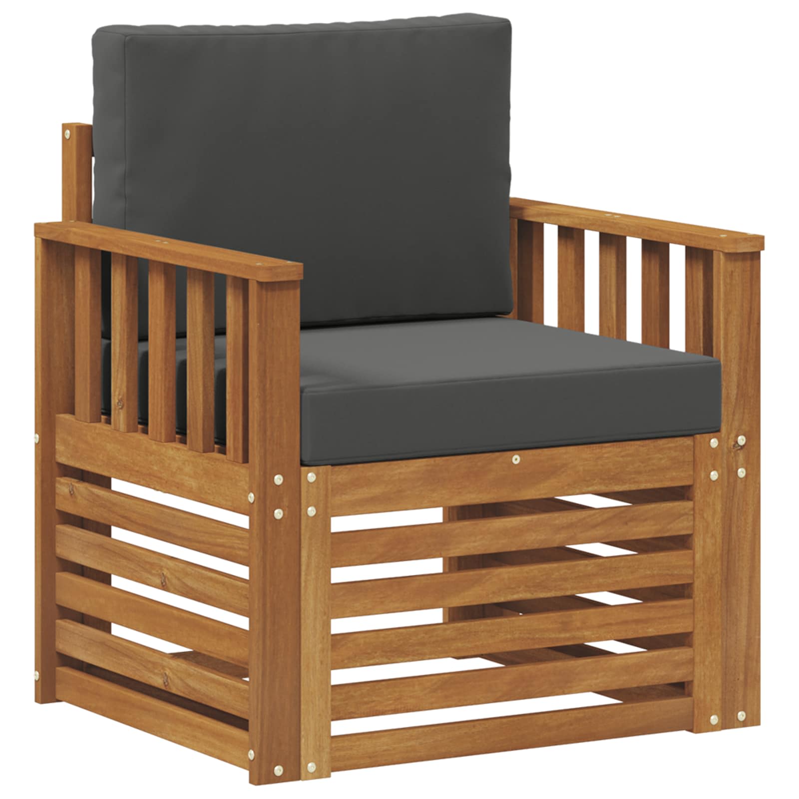 Udendørs sofa Soli Akacietræ og polyester Naturfarvet