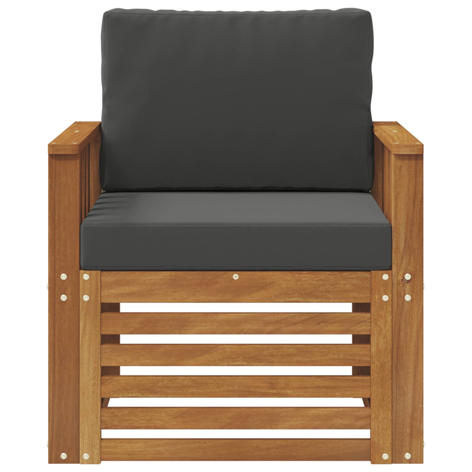 Udendørs sofa Soli Akacietræ og polyester Naturfarvet