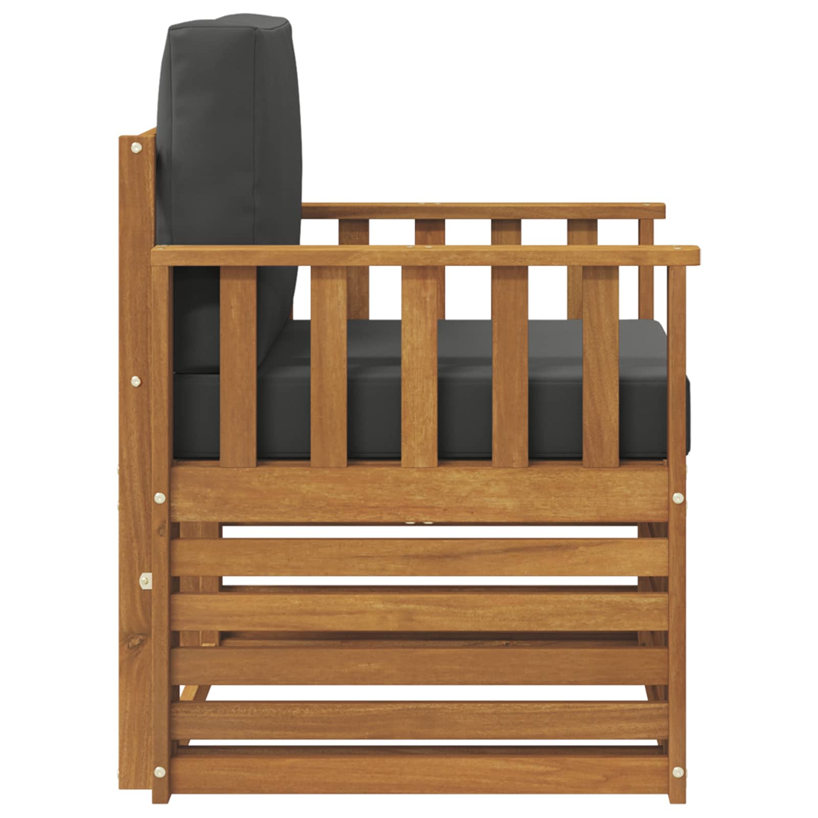 Udendørs sofa Soli Akacietræ og polyester Naturfarvet