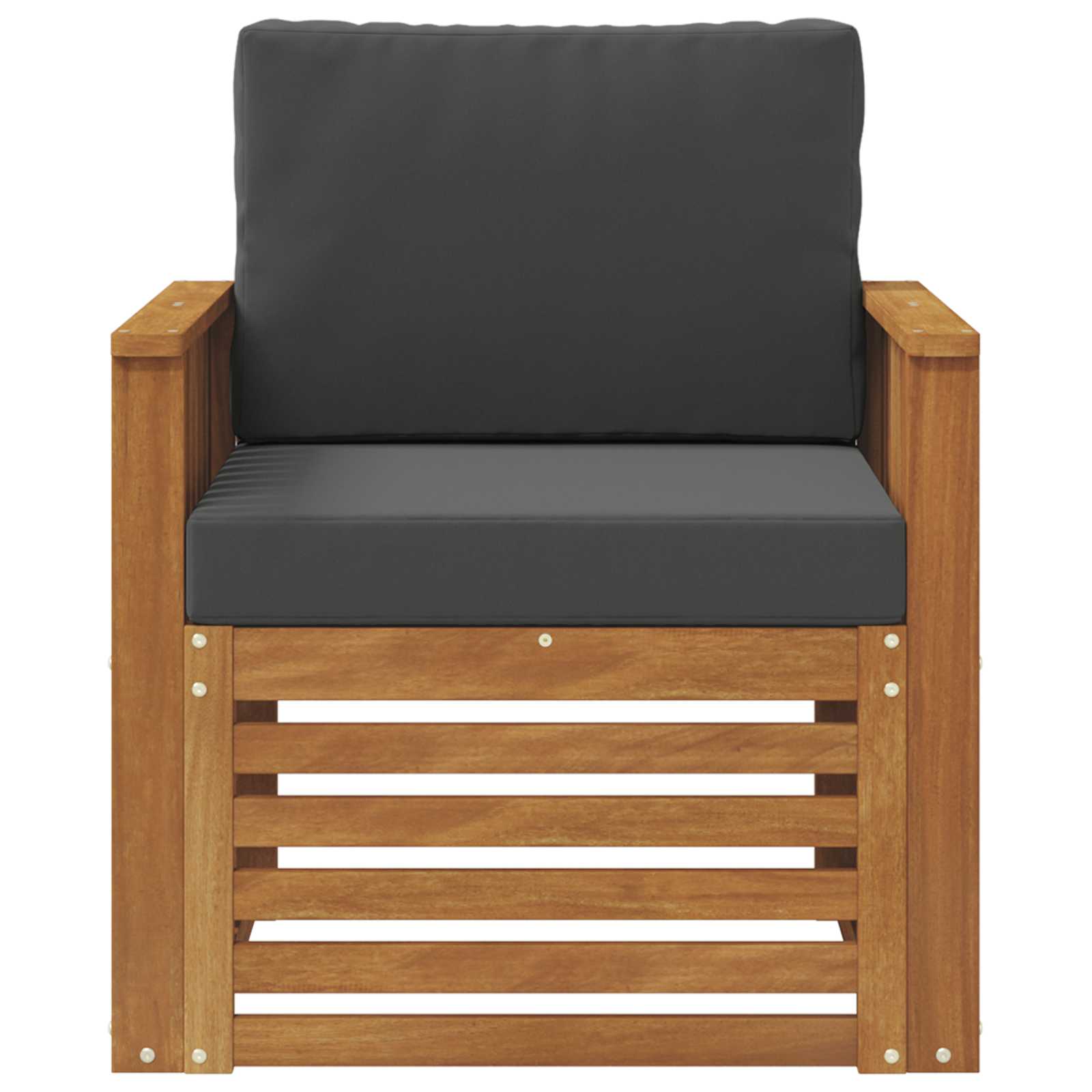 Udendørs sofa Soli Akacietræ og polyester Naturfarvet