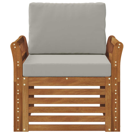 Udendørs sofa Soli Akacietræ og polyester Naturfarvet