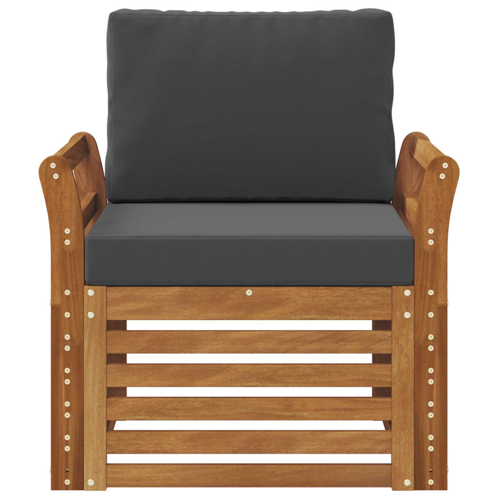 Udendørs sofa Soli Akacietræ og polyester Naturfarvet