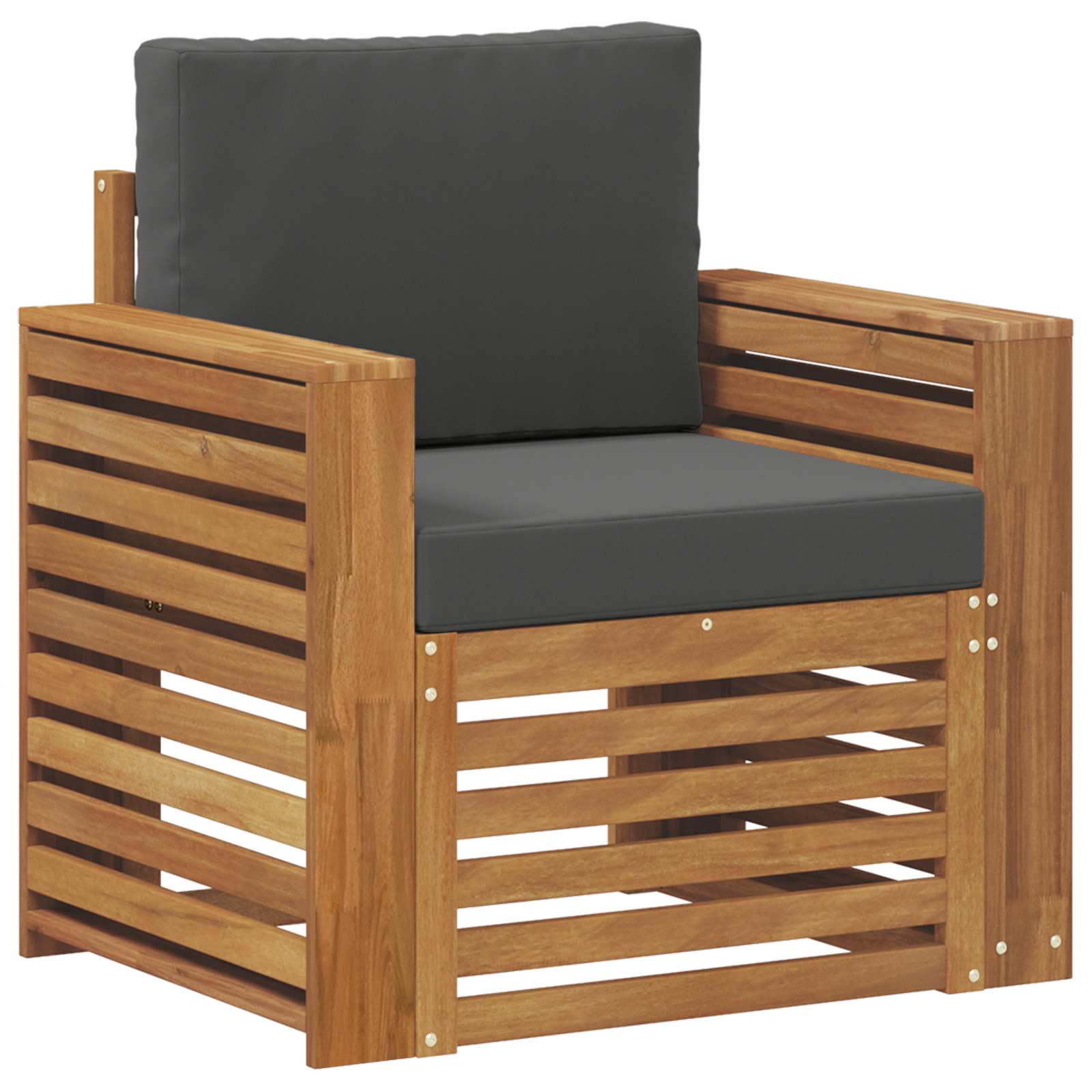 Udendørs sofa Soli Akacietræ og polyester Naturfarvet