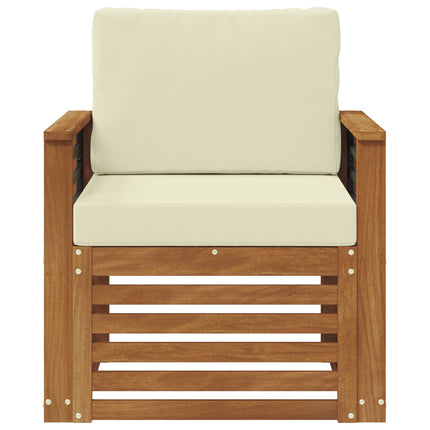 Udendørs sofa Soli Akacietræ og polyester Naturfarvet