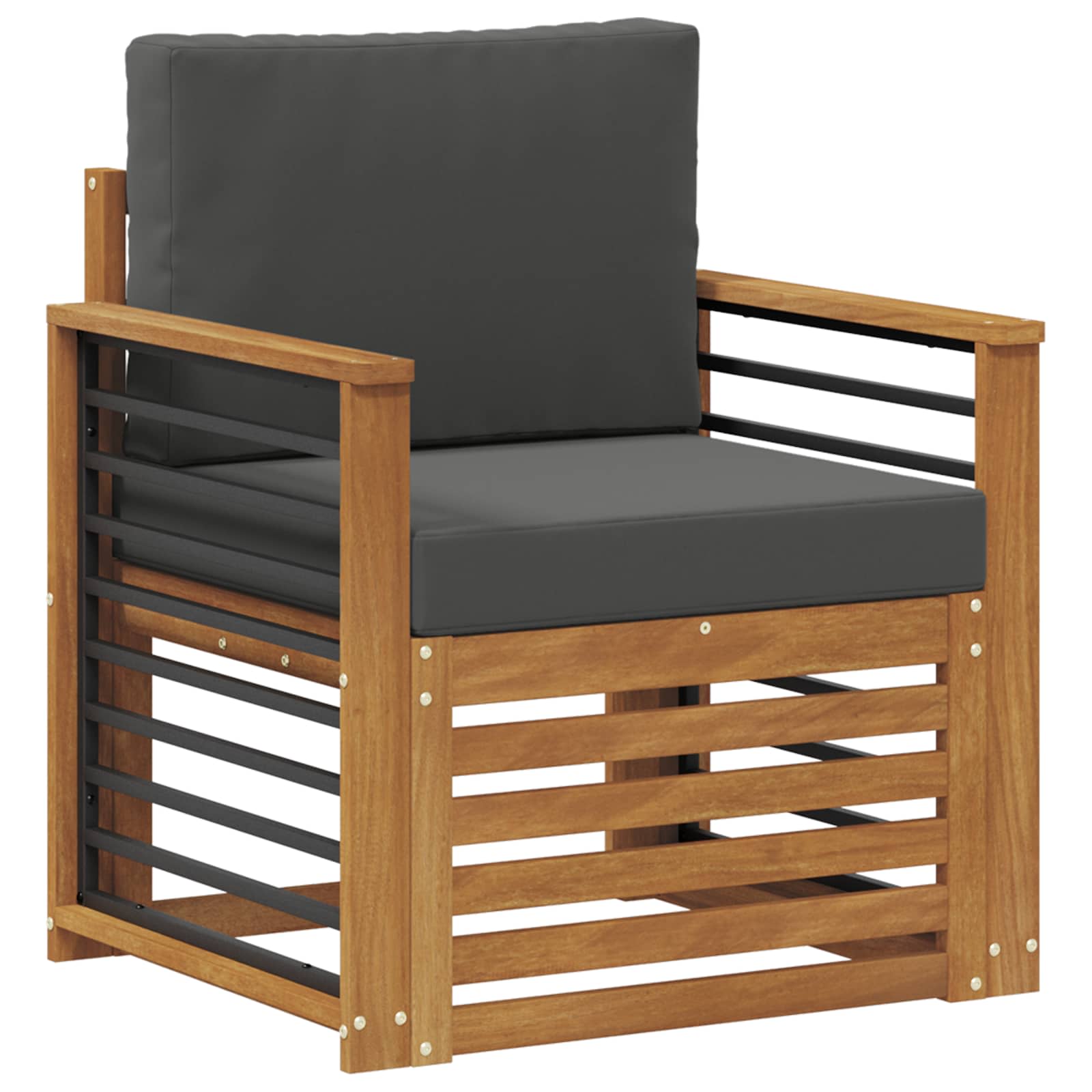 Udendørs sofa Soli Akacietræ og polyester Naturfarvet