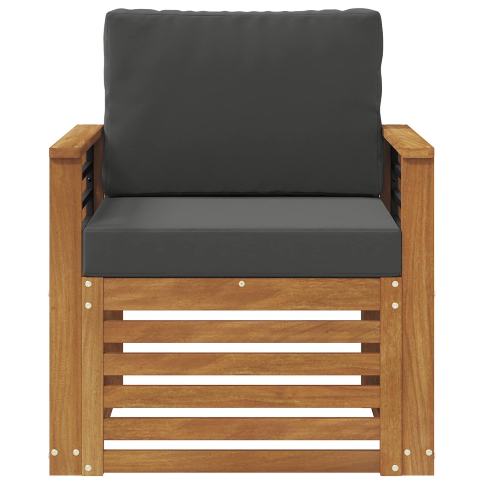 Udendørs sofa Soli Akacietræ og polyester Naturfarvet