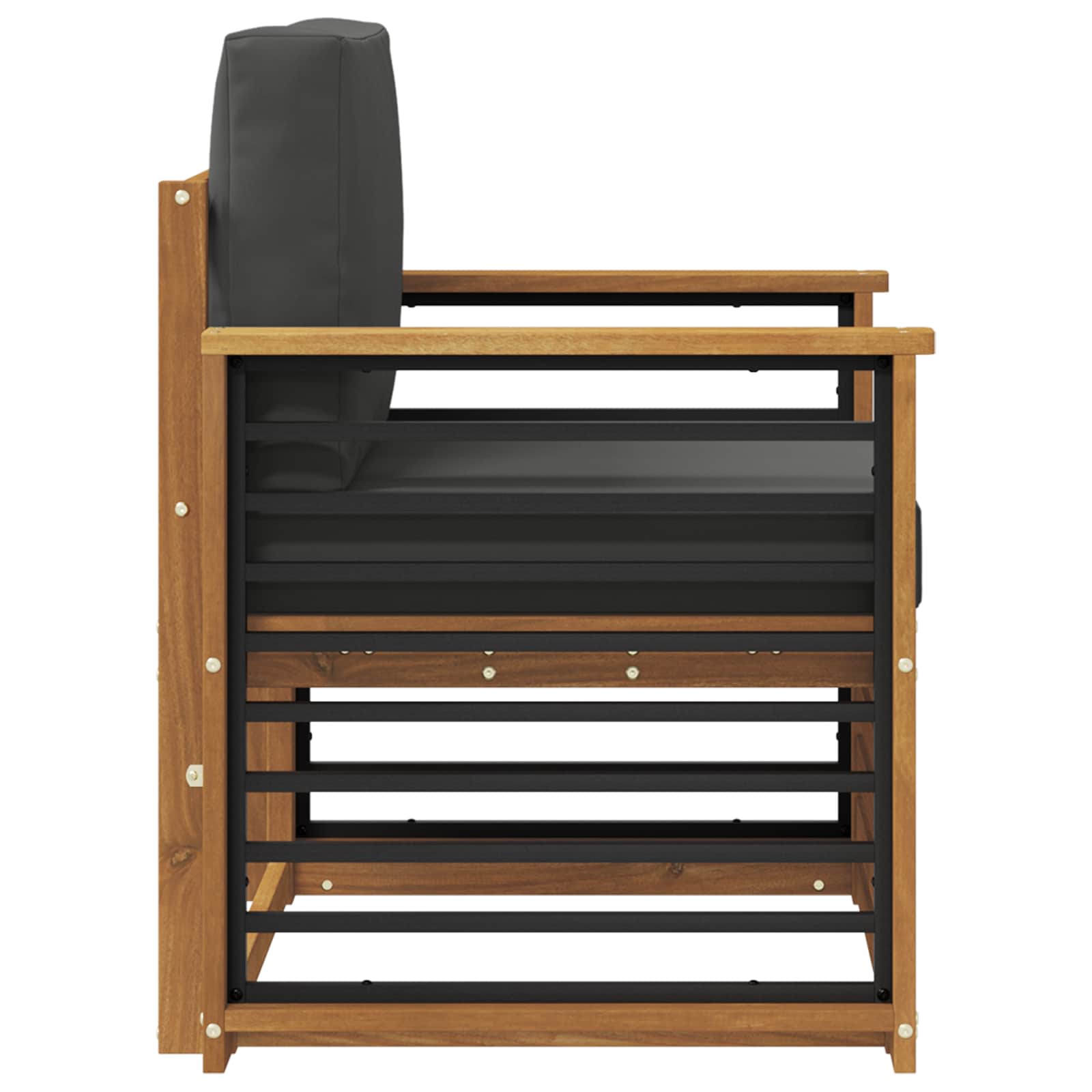 Udendørs sofa Soli Akacietræ og polyester Naturfarvet