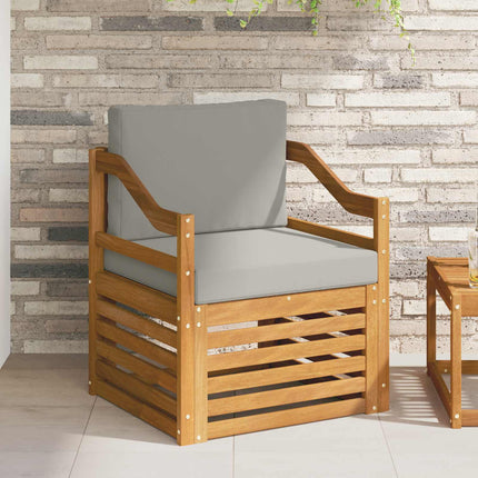 Udendørs sofa Soli Akacietræ og polyester Naturfarvet