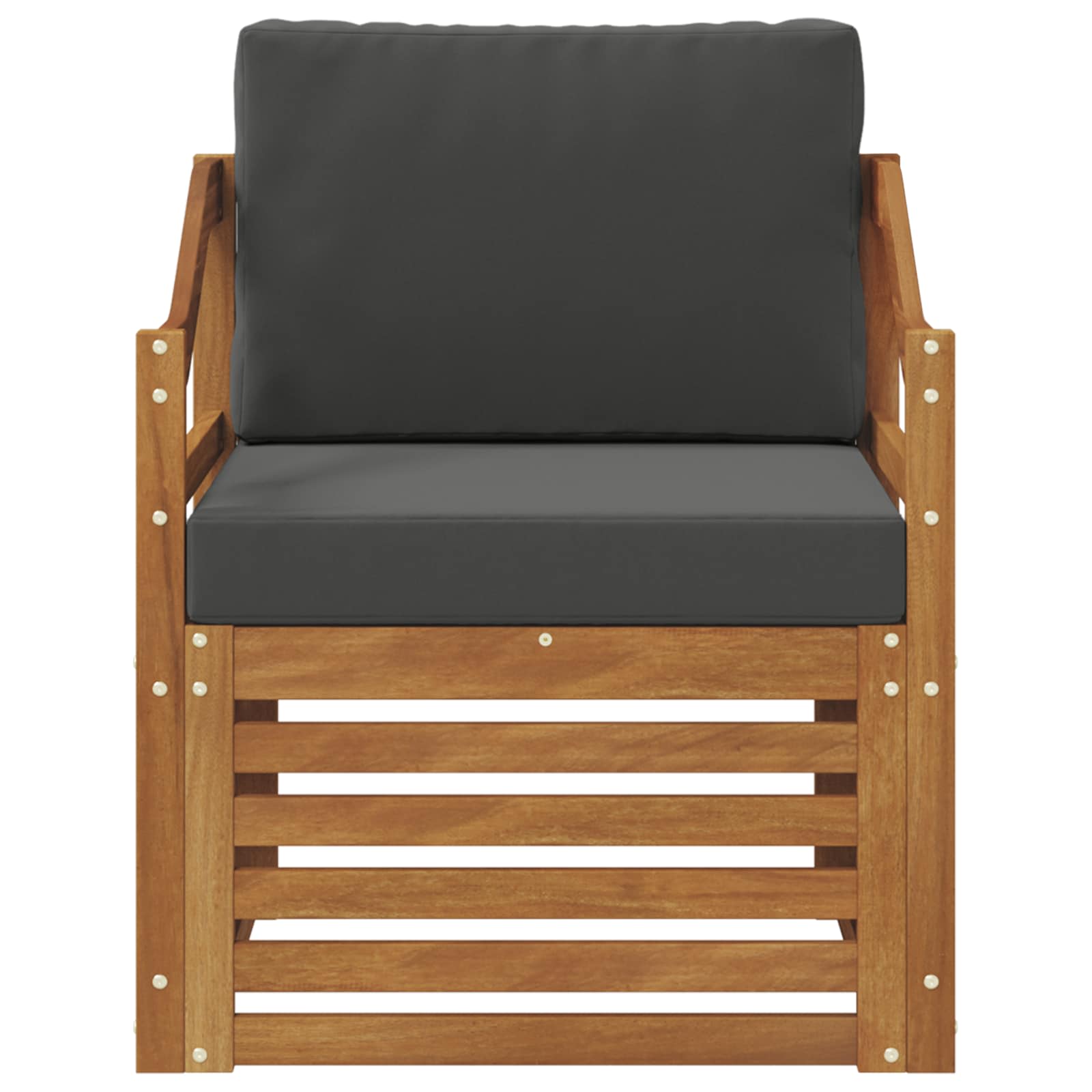 Udendørs sofa Soli Akacietræ og polyester Naturfarvet