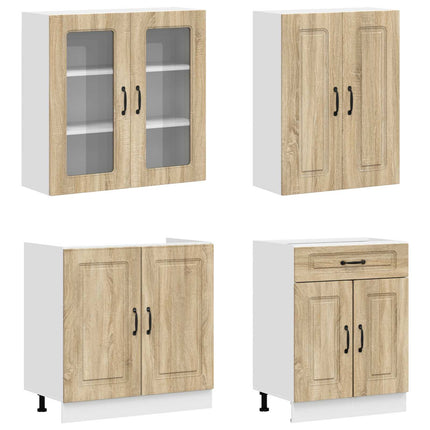 Køkken enhed KALMAR 4 pcs Sonoma-eg Konstrueret træ