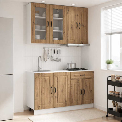 Køkken enhed KALMAR 4 pcs Artisan-eg Konstrueret træ
