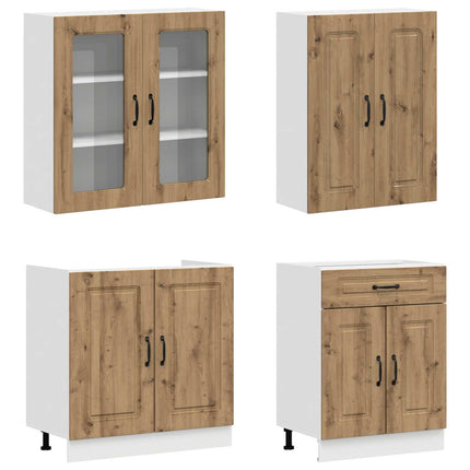 Køkken enhed KALMAR 4 pcs Artisan-eg Konstrueret træ