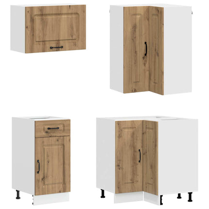 Køkken enhed KALMAR 8 pcs Artisan-eg Konstrueret træ