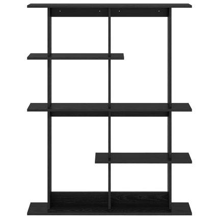 Væghylde Sort eg 102 x 20 x 130 cm Konstrueret træ