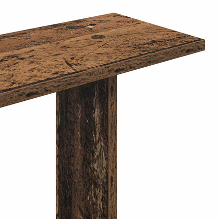 Væghylde Gammelt træ 102 x 20 x 130 cm Konstrueret træ