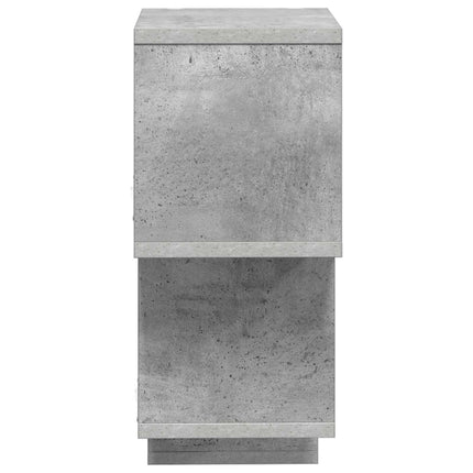 Svævende hylde Vægmonteret Betongrå 87 x 20 x 55 cm