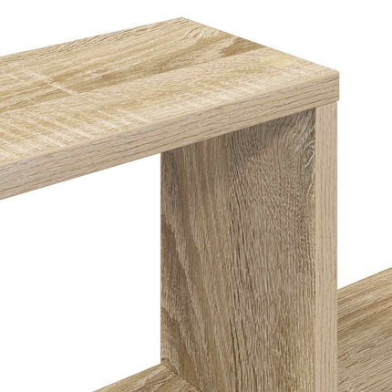 Væg Kub Hylder Vægmonteret Sonoma-eg 64 x 13,5 x 91,5 cm
