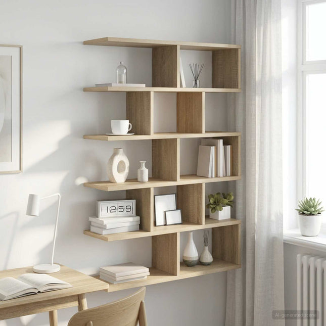 Væghylde Sonoma-eg 70 x 20 x 100 cm Konstrueret træ