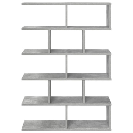 Væghylde Betongrå 70 x 20 x 100 cm Konstrueret træ