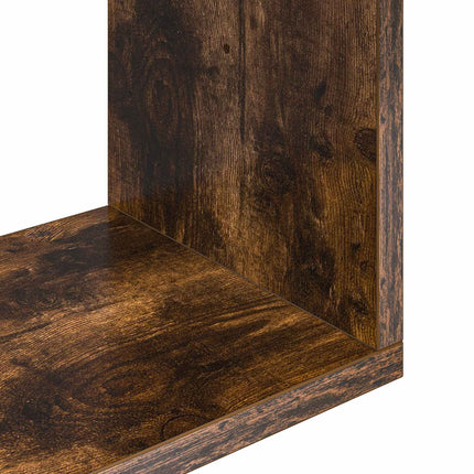 Væghylde Røget eg 70 x 20 x 100 cm Konstrueret træ