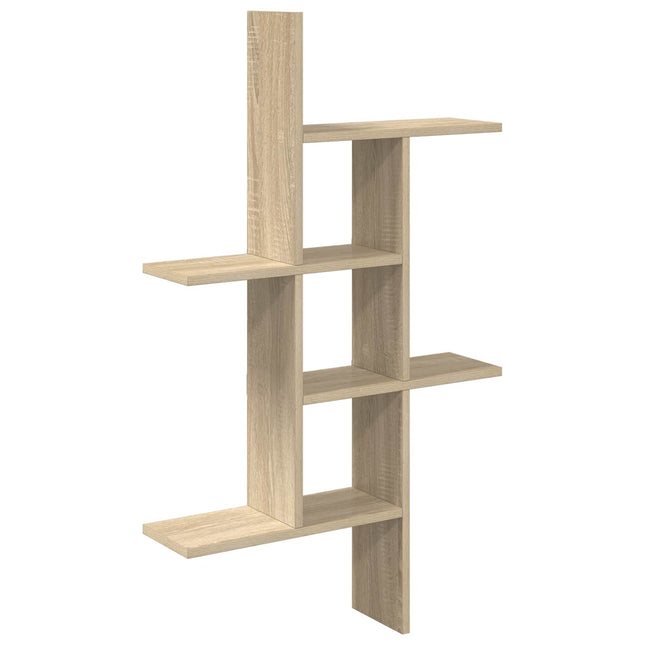 Væghylde Sonoma-eg 61 x 15 x 102 cm Konstrueret træ