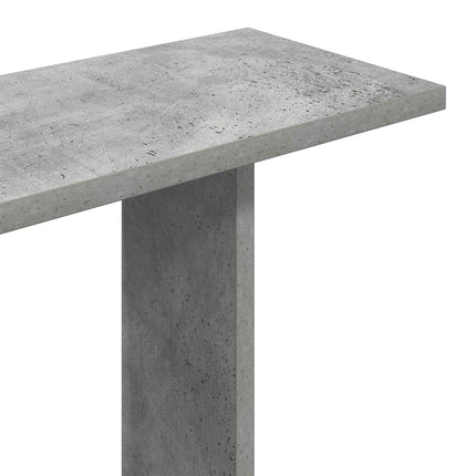 Væghylde Betongrå 61 x 15 x 102 cm Konstrueret træ