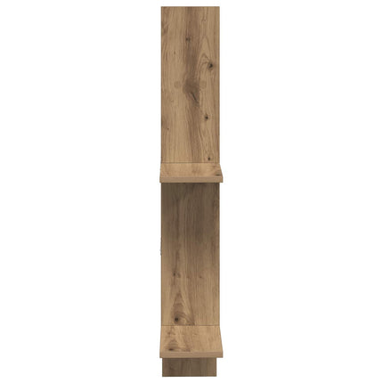 Væghylde Artisan-eg 61 x 15 x 102 cm Konstrueret træ