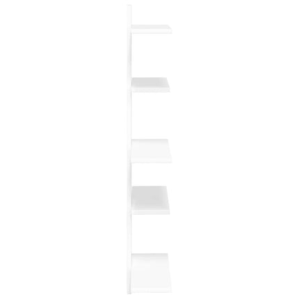 Væghængt Flydende Hylde Hvid 48,5 x 15 x 101 cm Konstrueret træ