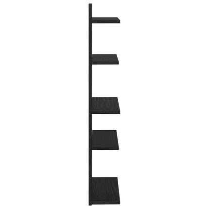 Væghængt Flydende Hylde Sort eg 48,5 x 15 x 101 cm