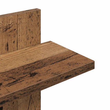 Væghængt Flydende Hylde Gammelt træ 48,5 x 15 x 101 cm