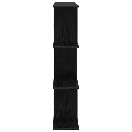 Væghylde Sort eg 80 x 20 x 96 cm Konstrueret træ