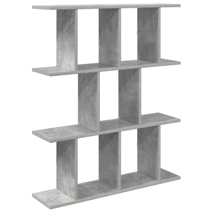 Væghylde Betongrå 102 x 20 x 96 cm Konstrueret træ