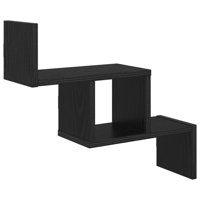 Væghylde Sort eg 48 x 15 x 42 cm Konstrueret træ