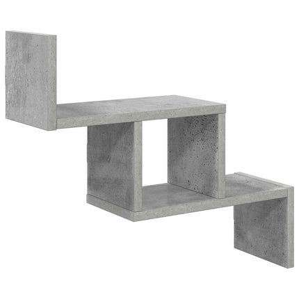 Væghylde Betongrå 48 x 15 x 42 cm Konstrueret træ