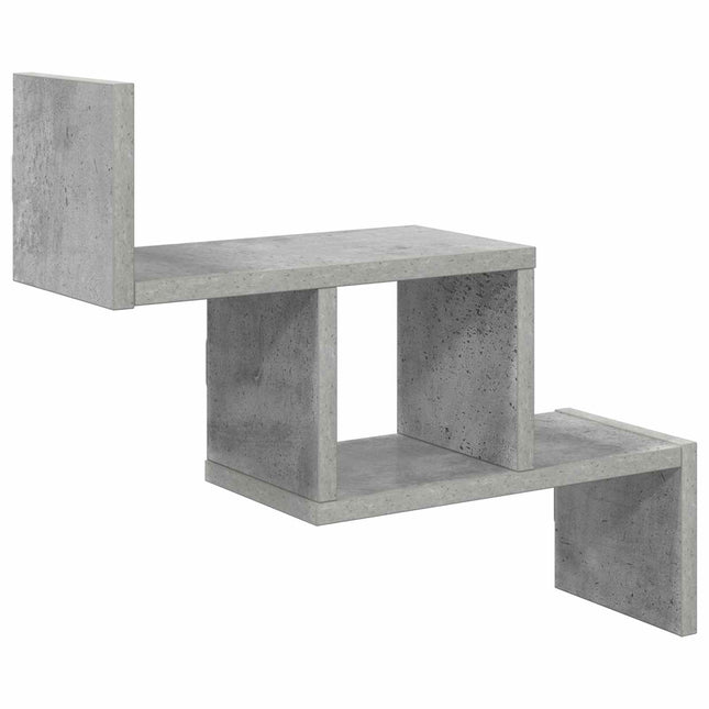 Væghylde Betongrå 48 x 15 x 42 cm Konstrueret træ