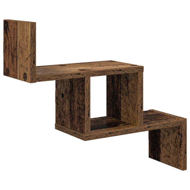 Væghylde Gammelt træ 48 x 15 x 42 cm Konstrueret træ
