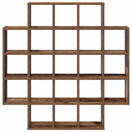 Væghylde Gammelt træ 100 x 13 x 100 cm Konstrueret træ