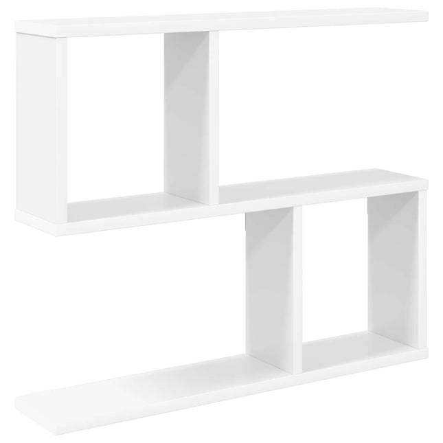 Væghylde Hvid 60 x 12 x 50,5 cm Konstrueret træ