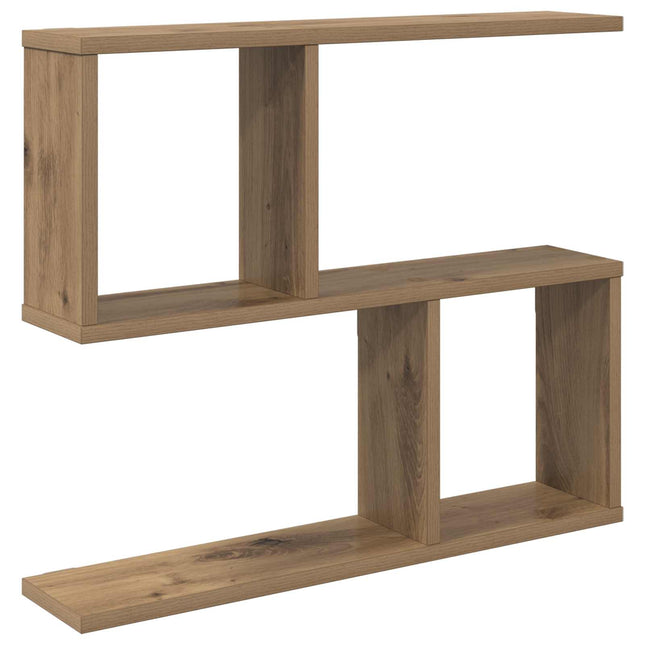 Væghylde Artisan-eg 60 x 12 x 50,5 cm Konstrueret træ