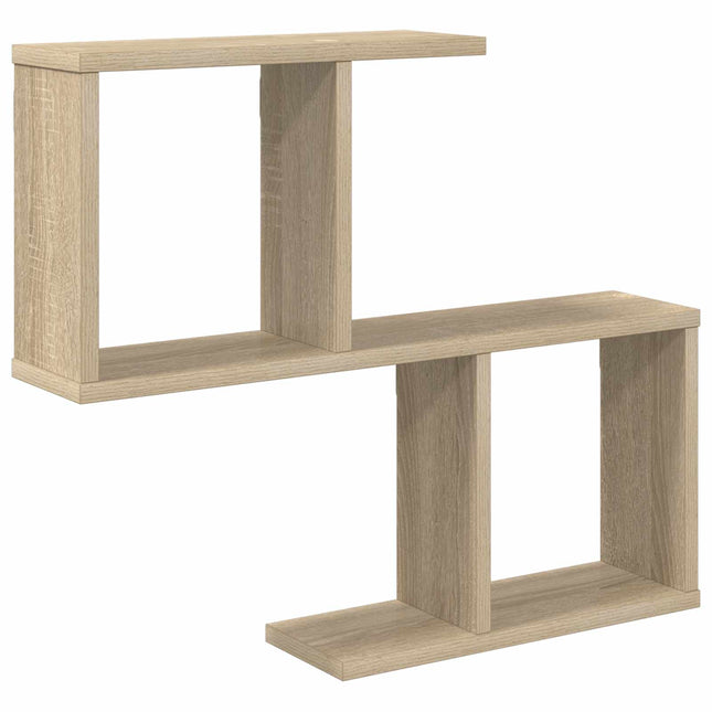 Væghylde Sonoma-eg 60 x 12 x 50,5 cm Konstrueret træ