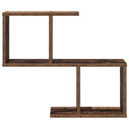 Væghylde Gammelt træ 60 x 12 x 50,5 cm Konstrueret træ