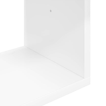 Væghylde Hvid 80 x 12 x 79,5 cm Konstrueret træ
