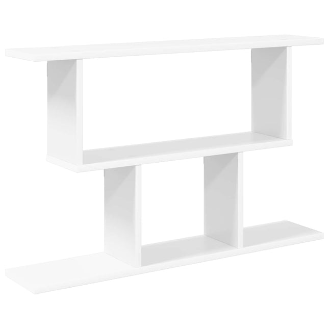 Væghylde Hvid 80 x 15 x 50,5 cm Konstrueret træ