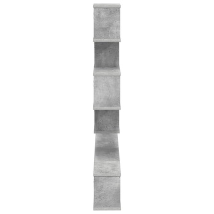 Væghængt TV-hylde Betongrå 180 x 15 x 94 cm Konstrueret træ