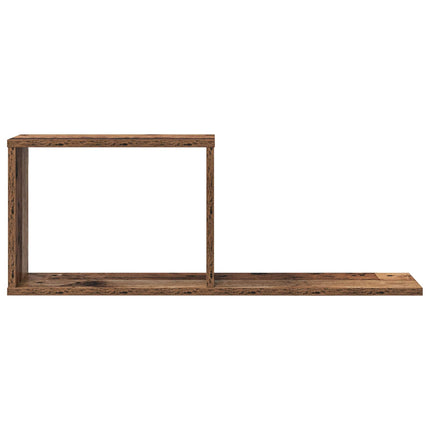 Svævehylder Gammelt træ 80 x 15 x 30 cm Konstrueret træ