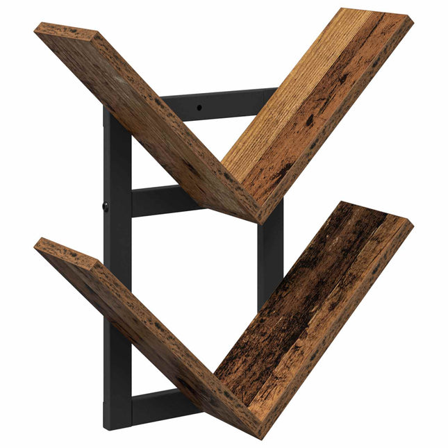 Væghængt Flydende Hylde Gammelt træ 43 x 15 x 47 cm