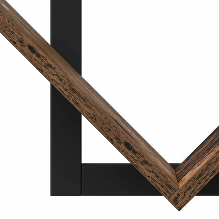Væghængt Flydende Hylde 2 pcs Gammelt træ 43 x 15 x 47 cm