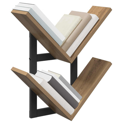 Væghængt Flydende Hylde 2 pcs Artisan-eg 43 x 15 x 47 cm