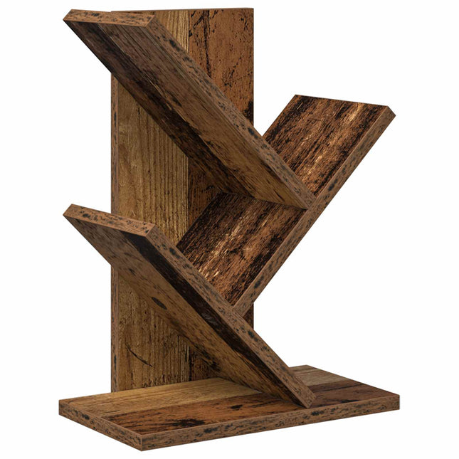 Træbogreol 3-lags 30 x 18 x 40 cm Konstrueret træ Gammelt træ