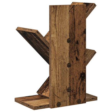 Træbogreol 3-lags 30 x 18 x 40 cm Konstrueret træ Gammelt træ